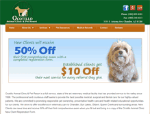 Tablet Screenshot of ocotilloanimalclinic.com